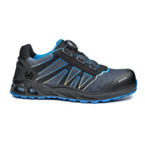 Portwest B1007 K-Energy Sepatu Safety Low Shoes S3 HRO SRC warna Abu-Abu/Biru dengan teknologi i-daptive