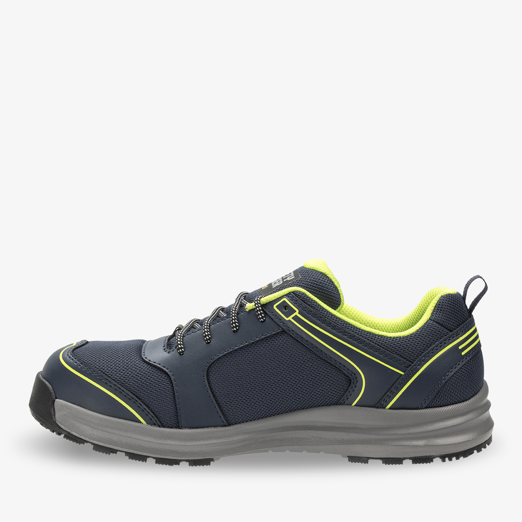 Safety Jogger Balto sepatu safety low cut navy tampak samping